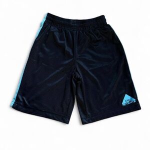 PS Activate Boys Athletic Mesh Shorts Black Blue Size 10